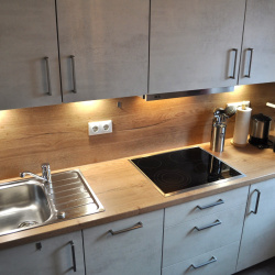 Küche Ferienwohnung Bergblick