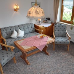 Wohnraum Ferienwohnung Bergblick